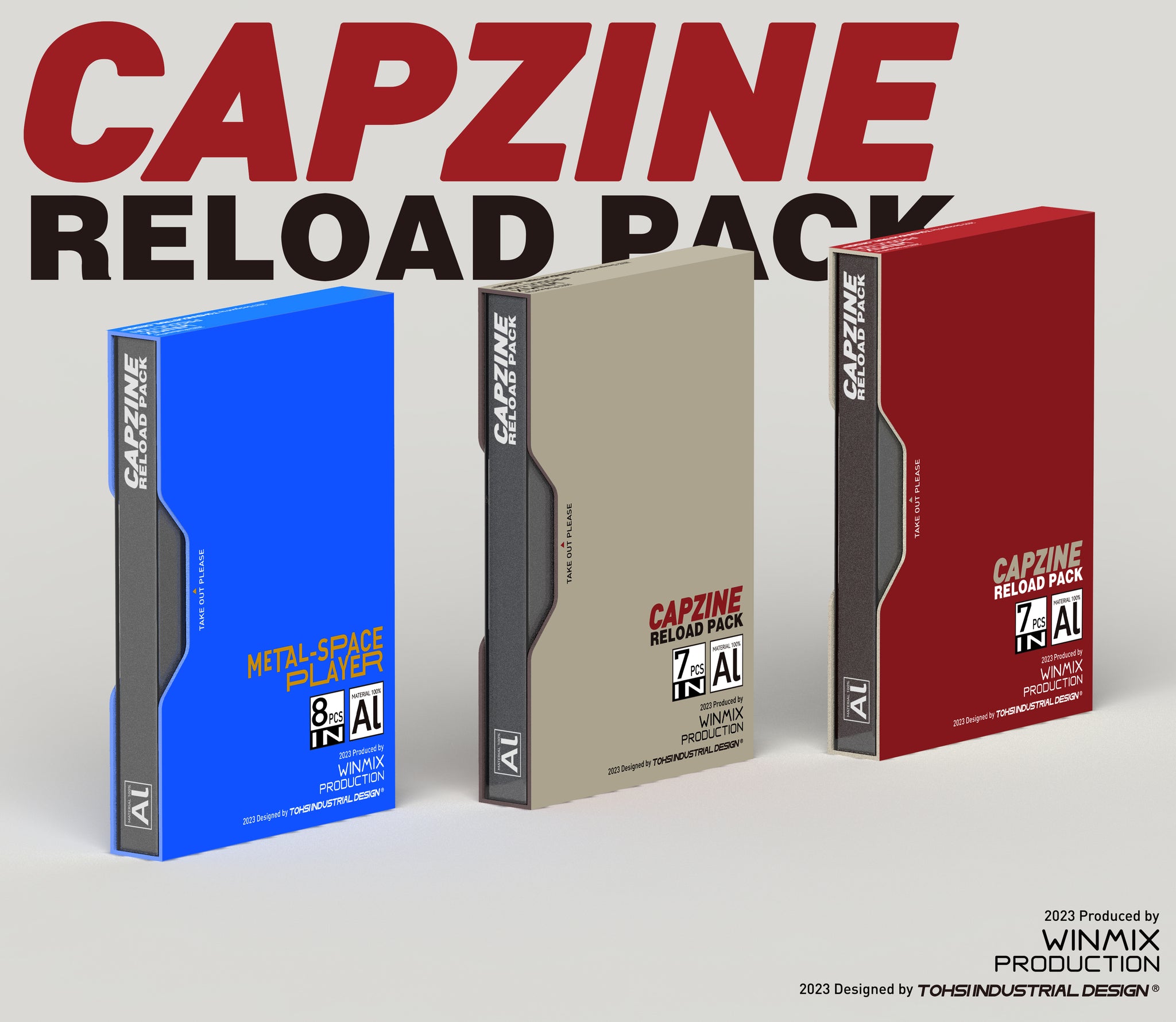 Capzine Reload Pack - Metal Spacebars – WINMIX Production
