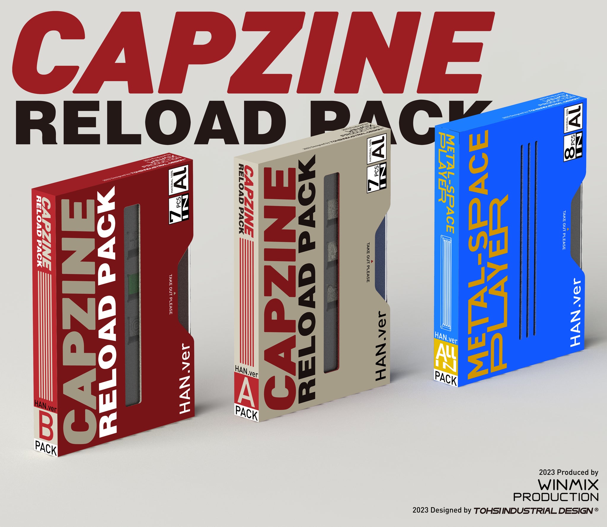 Capzine Reload Pack - Metal Spacebars – WINMIX Production